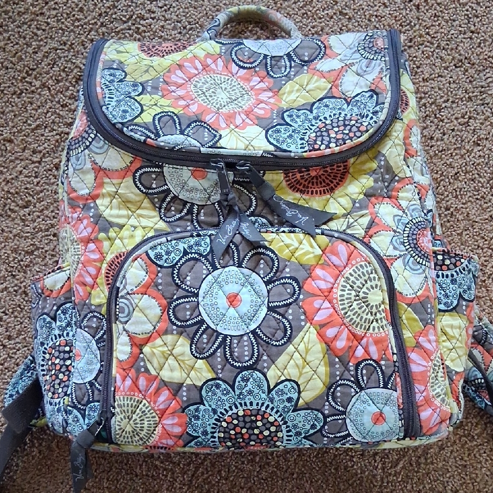 Vera Bradley Multicolor Floral Backpack